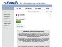 Tablet Screenshot of fernvillesurgery.org